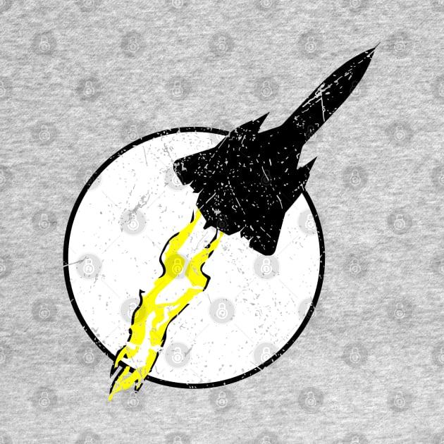 SR-71 Blackbird Thunder Logo by Mandra